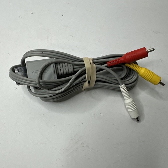 Official OEM Nintendo Wii And Wii U Audio Video‎ AV Cable Cord - Picture 1 of 4